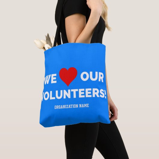 wij houden van onze vrijwilligers tote bag (Dichtbij)