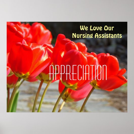 Wij houden van onze waardering voor het poster van (Voorkant)