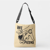Wij houden van pizza's - Pizza Love - ASL ILY De O Crossbody Tas (Voorkant)