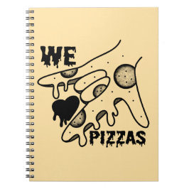 Wij houden van pizza's - Pizza Love - ASL ILY De O Notitieboek