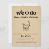 Wij houden van sigaren en whisky kaart (Voorkant)