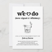 Wij houden van sigaren en whisky kaart (Voorkant)