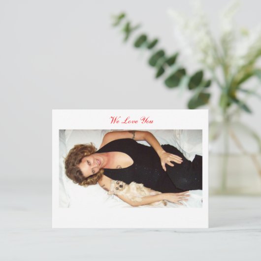 Wij houden van u/kaart briefkaart (Staand voorkant)