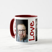 Wij houden van uw eigen Kinderen 2 Foto's Moederda Mok (Voorkant links)