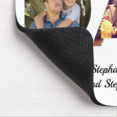 Wij houden van uw persoonlijke 3-foto DAD-Vaderdag Muismat (Hoek)