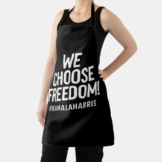 Wij kiezen voor Freedom Kamala Harris 2024 Schort (Insitu)