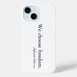 Wij kiezen voor Freedom Kamala Harris iPhone 15 Case