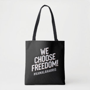 Wij Kiezen Vrijheid Kamala Harris 2024 Tote Bag