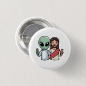 Wij komen in vrede ronde button 3,2 cm (Voorkant /achterkant)