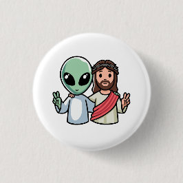 Wij komen in vrede ronde button 3,2 cm