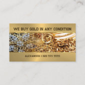 Wij kopen goud in elke staat visitekaartje (Voorkant)