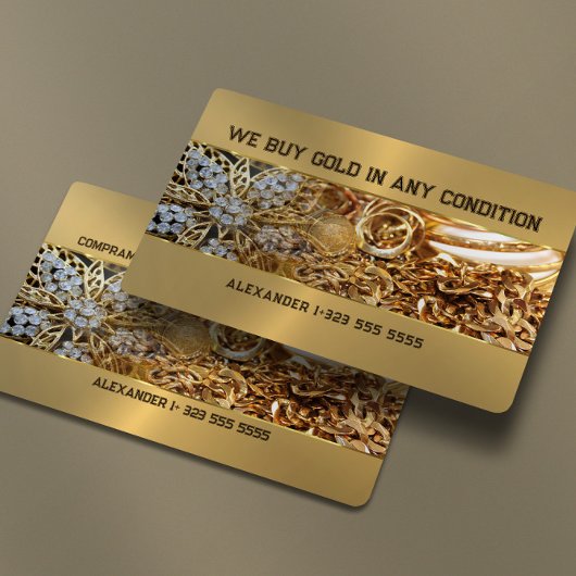Wij kopen goud in elke staat visitekaartje