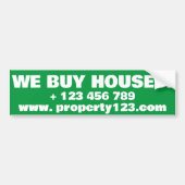 Wij Kopen Huizen  Huizen Verkoop Sticker (Voorkant)