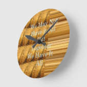 Wij kunnen niet het hebben al Safari Hakuna Mata Ronde Klok (Hoek)