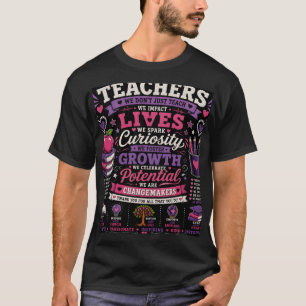 Wij leren niet alleen, wij veranderen levens t-shirt