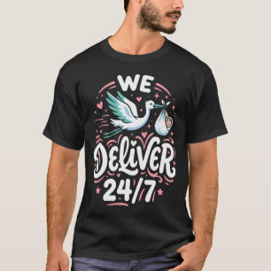 Wij leveren 247 Verloskundige en Verzorgster T-shirt