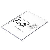 Wij lopen door het geloof Christelijke citaat 2 va Notitieboek (Linkerzijde)