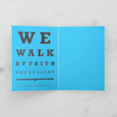 Wij lopen door het Vertrouwen citaat van de Manusc Kaart (Binnen)