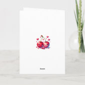 Wij maken de Perfect Pair Schattigee Kersen Valent Kaart (Achterkant)