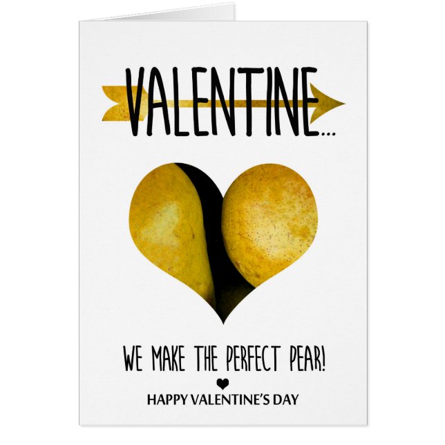 Wij maken de perfecte peer voor Valentijnsdag (Voorkant)