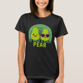 Wij maken een geweldige peer grappig kawaii t-shirt