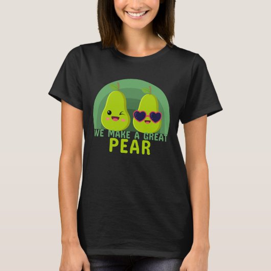 Wij maken een geweldige peer grappig kawaii t-shirt (Voorkant)