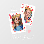 Wij maken een grote Valentijnsdag van de paardouan Raamsticker (Vel)