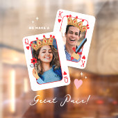 Wij maken een grote Valentijnsdag van de paardouan Raamsticker (Vel 2)