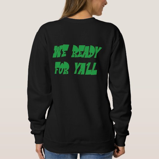 Wij maken een sweatshirt voor vrouwen (Achterkant)