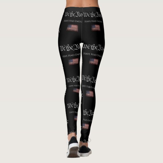 WIJ MENSEN HEBBEN GENOEG LEGGINGS GEHAD (Achterkant)