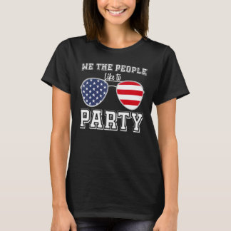 Wij Mensen Leren Feest Te Vieren Amerikaanse Vla T-shirt
