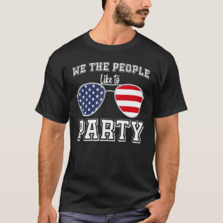 Wij Mensen Leren Feest Te Vieren Amerikaanse Vla T-shirt