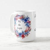 WIJ MENSEN STEMMEN NIET OP EEN VEROORDEELDE MISDAD KOFFIEMOK (Voorkant links)