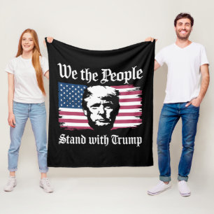 Wij Mensen Steunen Donald Trump Steun 2024 Fleece Deken