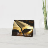 Wij missen u! kaart (Voorkant)