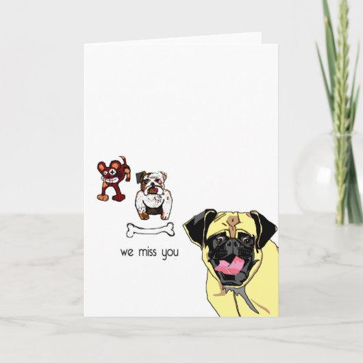 Wij missen u kaart (Voorkant)