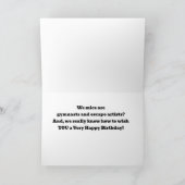 WIJ MUIZEN WETEN HOE TE FEESTEN - JA DAT DOEN WE! KAART (Binnen)