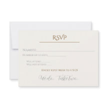 Wij nemen met twee RSVP kaart