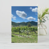 Wij nodigen u uit voor een wijnproeverij op 25.07. kaart (Staand voorkant)