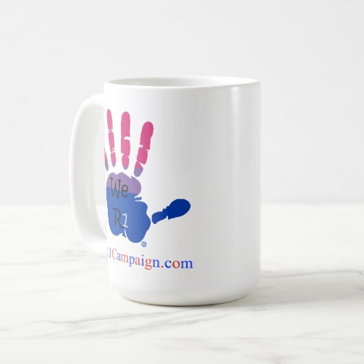 Wij R1 bi-seksuele Mok (Voorkant links)