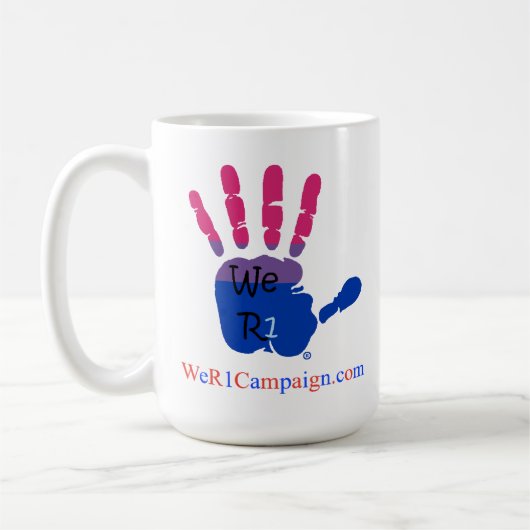 Wij R1 bi-seksuele Mok (Links)