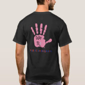 Wij R1 Hoek en Achterroze Logo T-shirt (Achterkant)