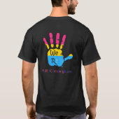 Wij R1 Hoek en Rand Panseksuele Logo T-shirt (Achterkant)