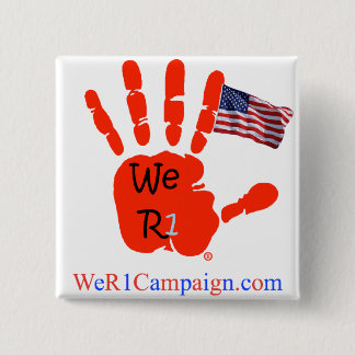 Wij R1 Red (Amerikaanse vlag) Handmatige Button