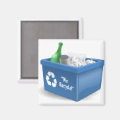 Wij Recyclen Magneet (Voorkant / Achterkant)