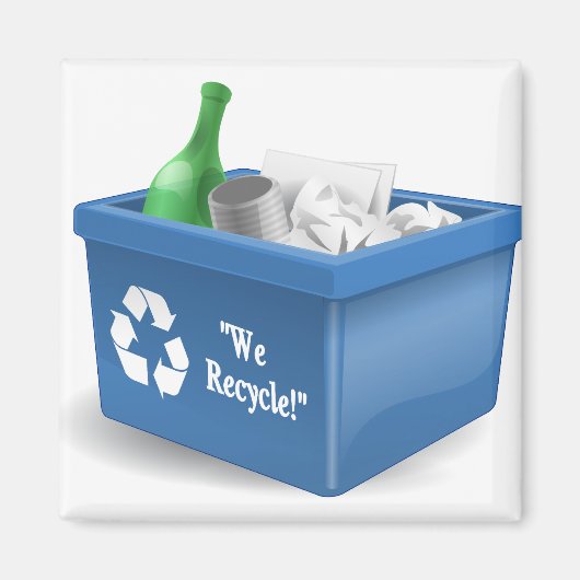 Wij Recyclen Magneet (Voorkant)