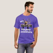 Wij Rock Papieren Schaar Scrapbook T-shirt (Voorkant volledig)