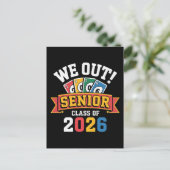 Wij Senior Klas Van 2026 Aankondigingskaart (Staand voorkant)