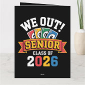 Wij Senior Klas Van 2026 Bedankkaart (Achterkant)