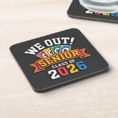 Wij Senior Klas Van 2026 Bier Onderzetter (Linkerzijde)